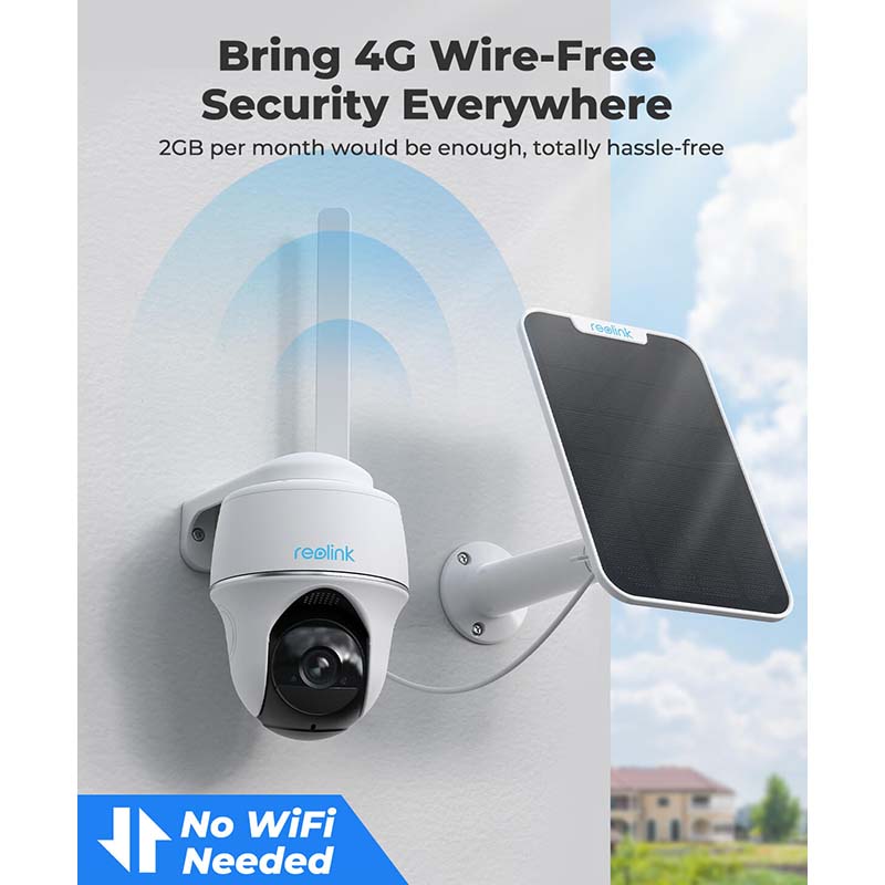 Go-PT-Plus Reolink 2K 5MP Wireless 4G PT Camera, with Smart Detection By Reolink - Buy Now - AU $261.28 At The Tech Geeks Australia