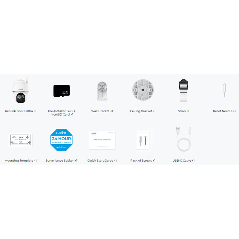 Go-PT-Ultra Reolink Smart 4K 8MP 4G LTE PT Battery Camera with Color Night Vision By Reolink - Buy Now - AU $299.28 At The Tech Geeks Australia