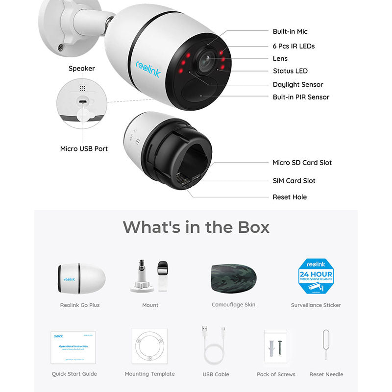 Go-Plus Reolink Smart 4MP 4G Battery Camera By Reolink - Buy Now - AU $199.52 At The Tech Geeks Australia