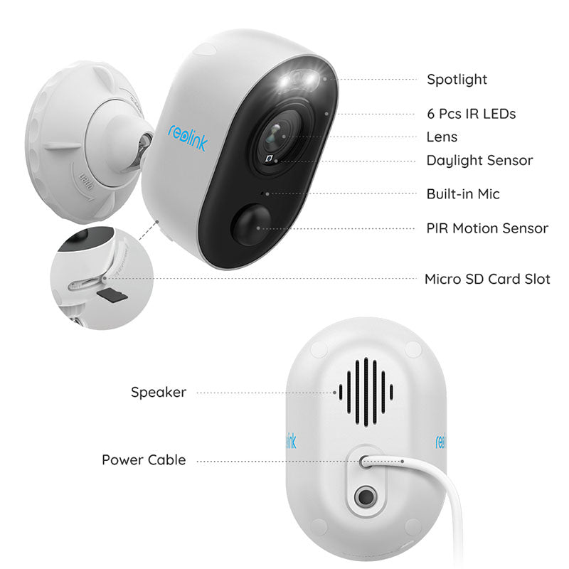 Reolink-Lumus Reolink Outdoor WiFi Security Camera with Spotlight By Reolink - Buy Now - AU $63.33 At The Tech Geeks Australia