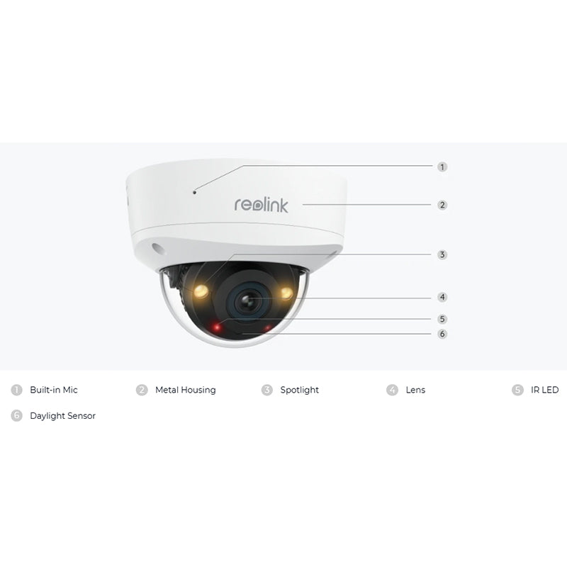 RLC-1240A Reolink 12MP IK10 Vandal Proof Wide FOV Security Camera By Reolink - Buy Now - AU $158.35 At The Tech Geeks Australia