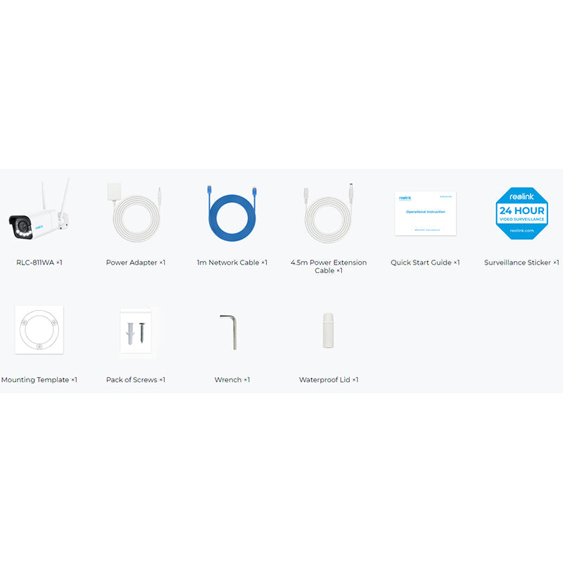 RLC-811WA Reolink Smart 4K UHD Wi-Fi 6 Security Camera with Color Night Vision By Reolink - Buy Now - AU $166.26 At The Tech Geeks Australia