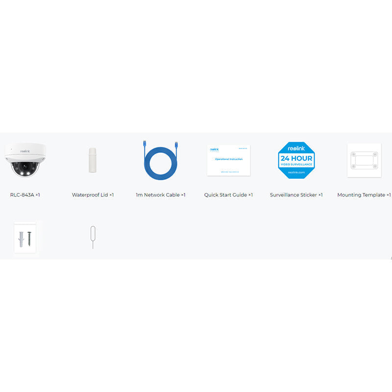 RLC-843A Reolink Smart 4K PoE IK10 Camera with 5X Optical Zoom By Reolink - Buy Now - AU $158.35 At The Tech Geeks Australia