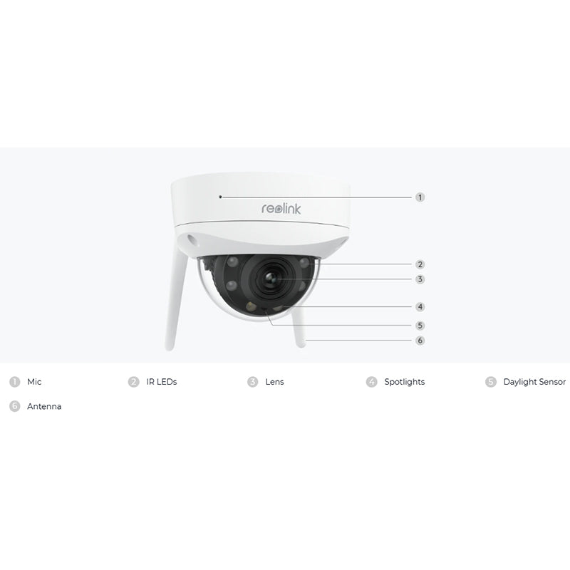 RLC-843WA Reolink 4K IK10 Vandal-Proof Wi-Fi 6 Security Camera with 5X Optical Zoom By Reolink - Buy Now - AU $186.06 At The Tech Geeks Australia