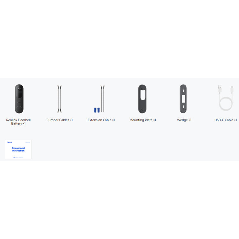 Reolink Doorbell (Battery) Reolink Smart 2K Dual-Band Wi-Fi Battery Doorbell By Reolink - Buy Now - AU $174.18 At The Tech Geeks Australia