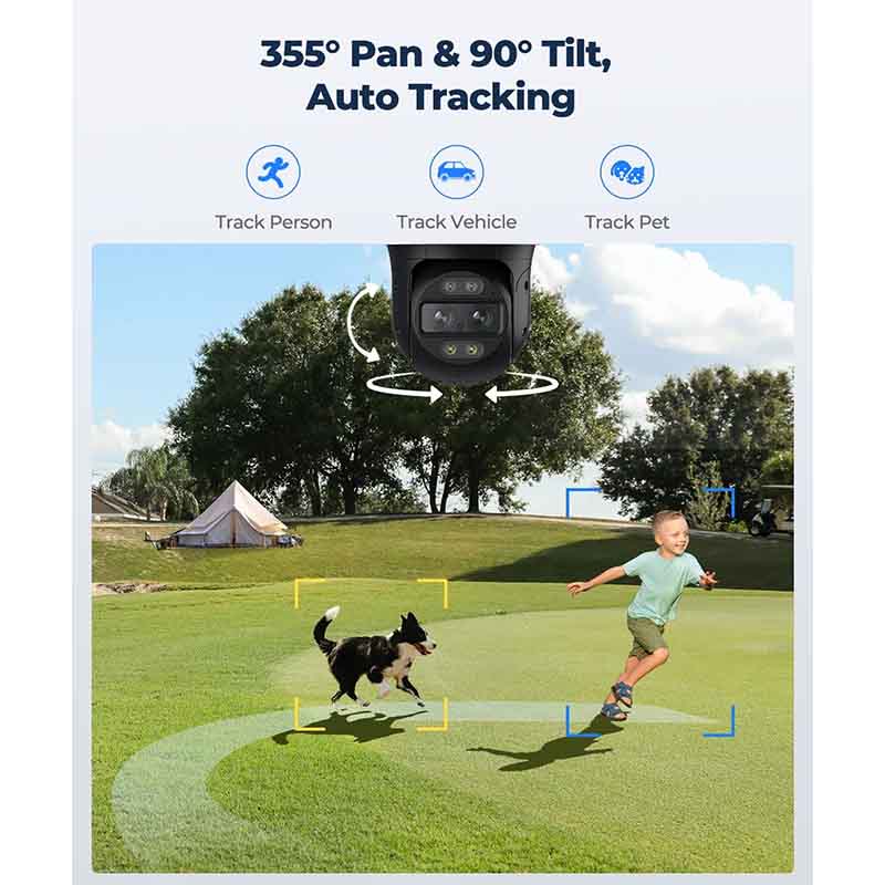 TrackMix-PoE Reolink 4K Dual-Lens PTZ Camera with Motion Tracking By Reolink - Buy Now - AU $219.31 At The Tech Geeks Australia