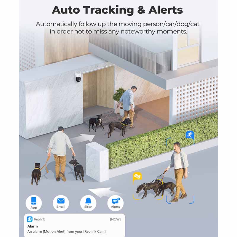 TrackMix (Battery) Reolink Smart WiFi Battery Camera with Auto-Zoom Tracking By Reolink - Buy Now - AU $285.03 At The Tech Geeks Australia