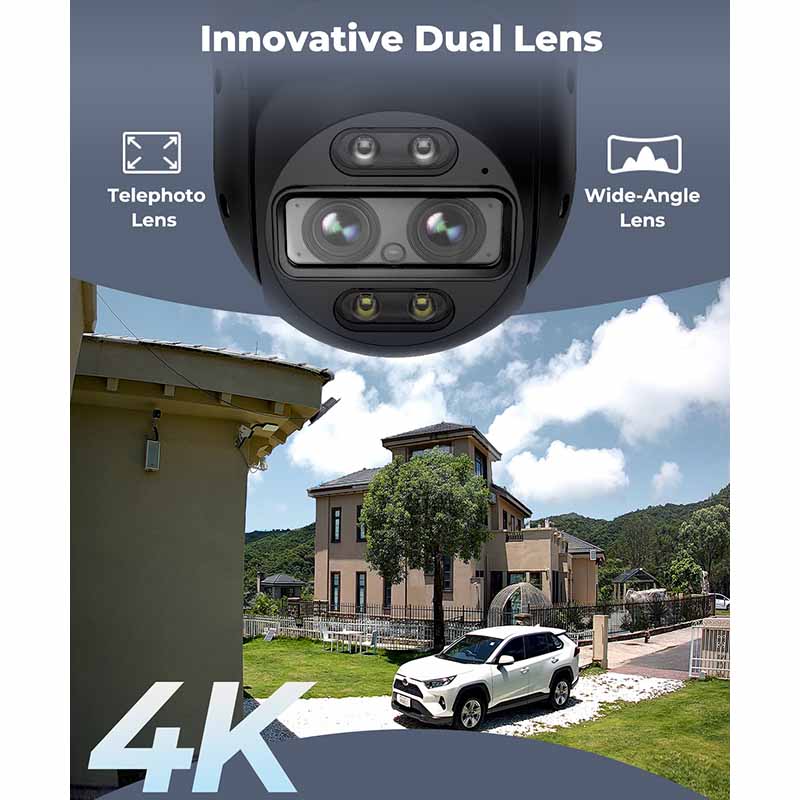 TrackMix-WiFi Reolink 4K Dual-Lens PTZ Camera with Motion Tracking By Reolink - Buy Now - AU $237.52 At The Tech Geeks Australia
