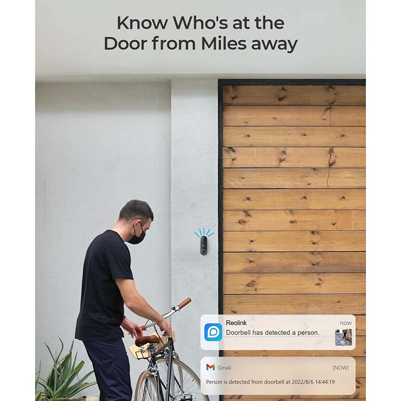 Video-Doorbell-WiFi Reolink Smart 2K+ Wired WiFi Video Doorbell with Chime By Reolink - Buy Now - AU $126.68 At The Tech Geeks Australia
