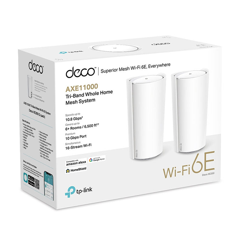 Deco XE200 TP-Link AXE11000 Whole Home Mesh Wi-Fi 6E System By TP-LINK - Buy Now - AU $522.64 At The Tech Geeks Australia