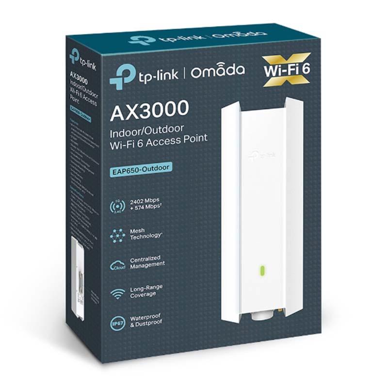 EAP650-Outdoor TP-Link AX3000 Outdoor WiFi6 Access Point By TP-LINK - Buy Now - AU $213.42 At The Tech Geeks Australia