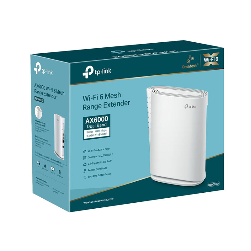 RE900XD TP-Link AX6000 Wi-Fi 6 Mesh Range Extender By TP-LINK - Buy Now - AU $172.55 At The Tech Geeks Australia