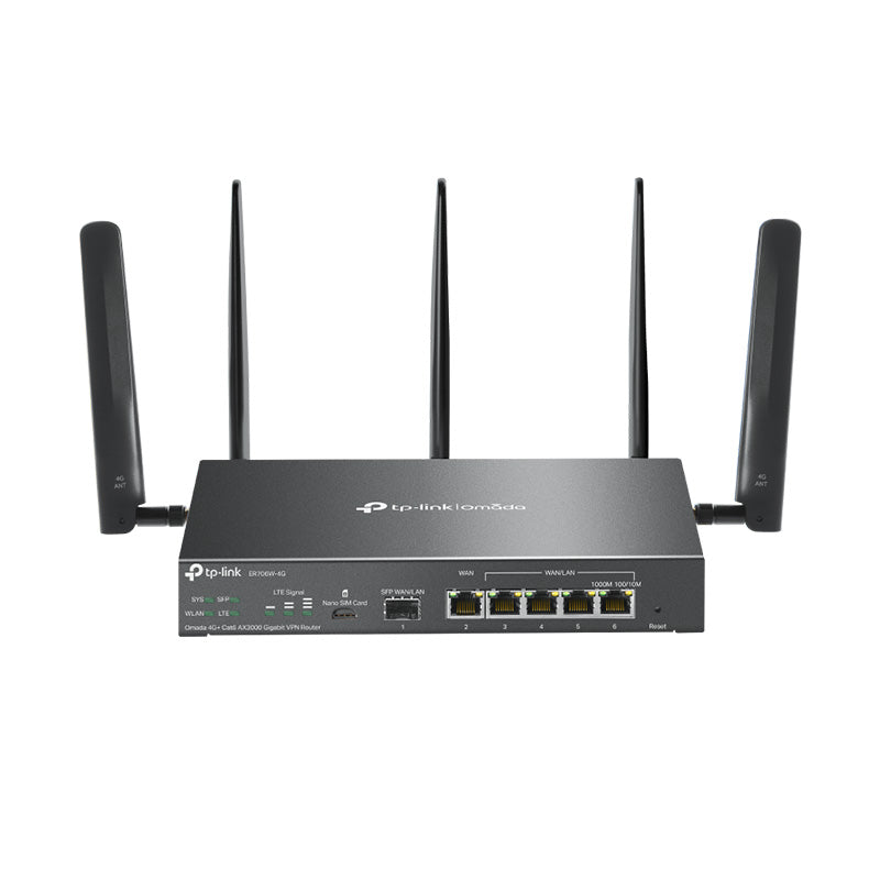 TL-ER706W-G TP-Link Omada 4G+ Cat6 AX3000 Gigabit VPN Router By TP-LINK - Buy Now - AU $420.30 At The Tech Geeks Australia