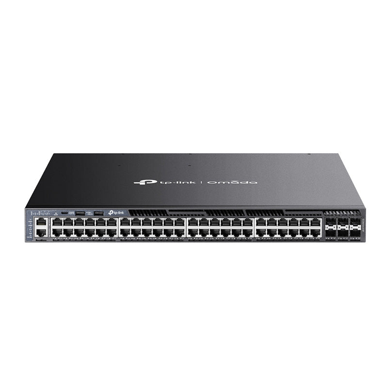 TL-SG6654XHP TP-Link Omada 48-Port Gigabit Stackable L3 Managed PoE+ Switch with 6 10G Slots (48× Gigabit PoE+ Ports) By TP-LINK - Buy Now - AU $3433.50 At The Tech Geeks Australia