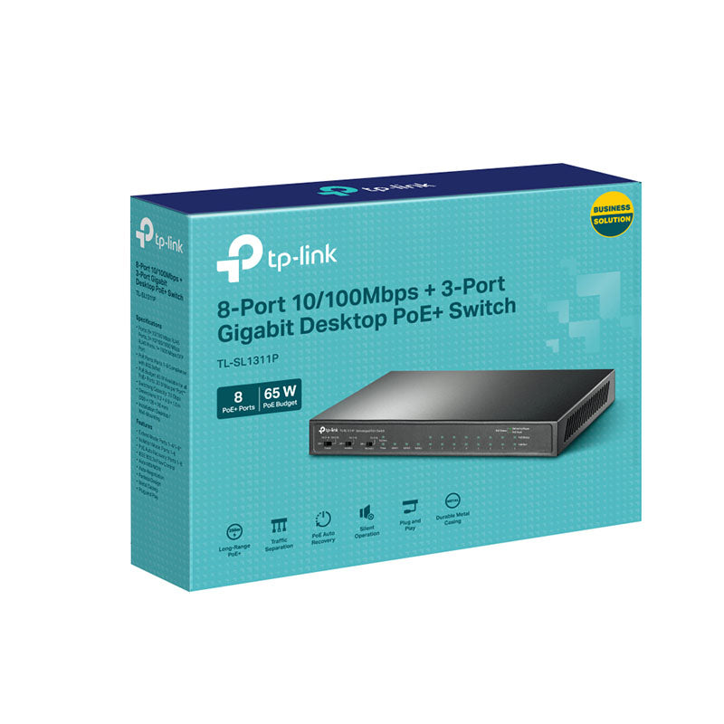 TL-SL1311P TP-Link 8-Port 10/100Mbps Desktop Switch By TP-LINK - Buy Now - AU $77.17 At The Tech Geeks Australia