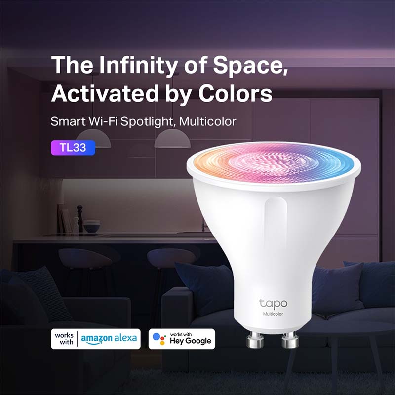 TL33 TP-Link TAPO Smart Wi-Fi Spotlight, Multicolour By TP-LINK - Buy Now - AU $15.41 At The Tech Geeks Australia