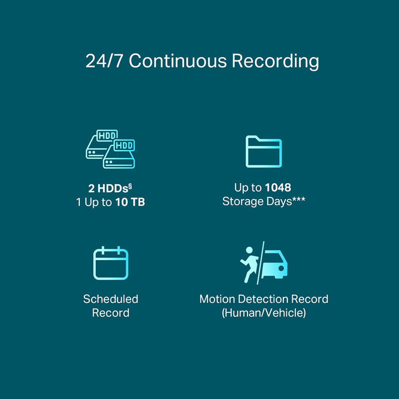 NVR2016H-16P TP-Link VIGI 16 Channel Network Video Recorder with PoE By TP-LINK - Buy Now - AU $395.52 At The Tech Geeks Australia