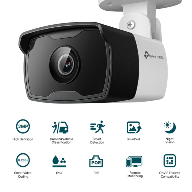 VIGI C320I TP-Link VIGI 2MP Outdoor IR Bullet Network Camera By TP-LINK - Buy Now - AU $47.73 At The Tech Geeks Australia