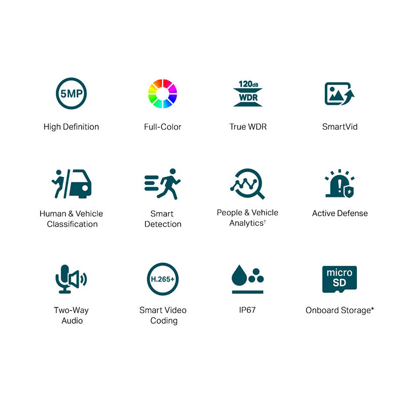 VIGI C350 TP-Link VIGI 5MP Outdoor Full-Colour Bullet Network Camera By TP-LINK - Buy Now - AU $83.39 At The Tech Geeks Australia