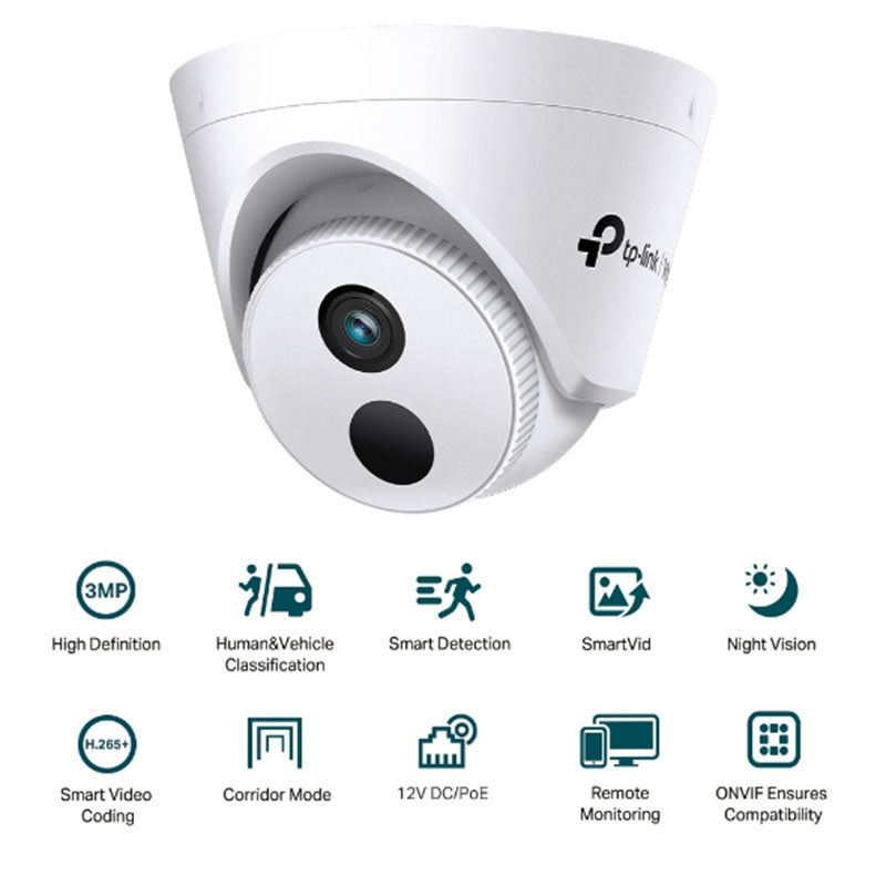 VIGI C430I TP-Link VIGI 3MP IR Turret Network Camera By TP-LINK - Buy Now - AU $42.71 At The Tech Geeks Australia