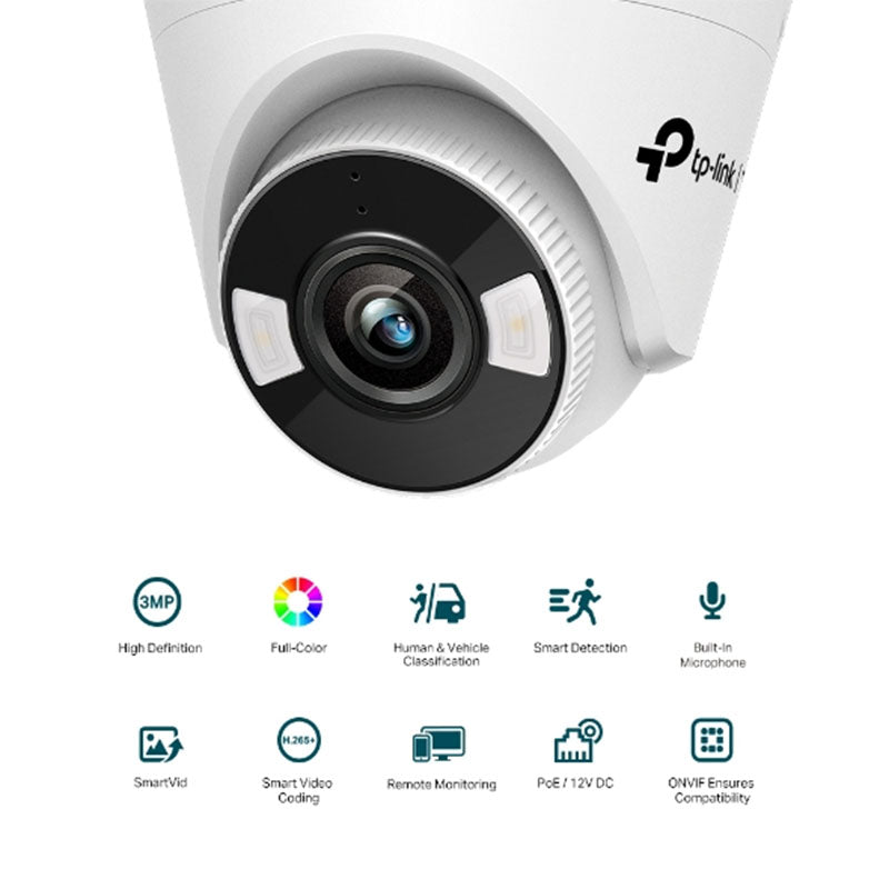 VIGI C430 TP-Link VIGI 3MP Full-Colour Turret Network Camera By TP-LINK - Buy Now - AU $49.28 At The Tech Geeks Australia