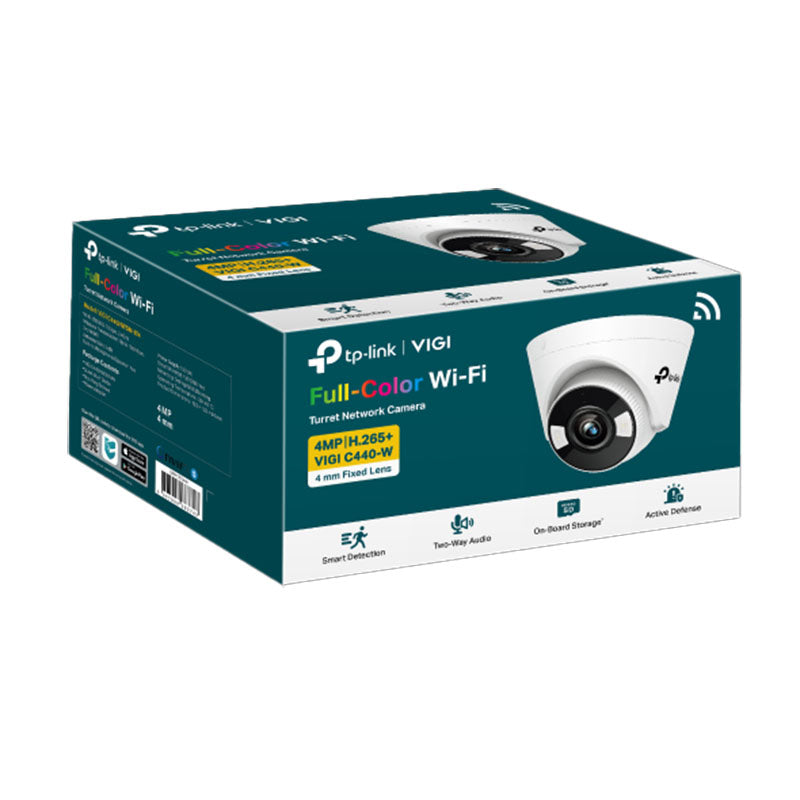 VIGI C440-W TP-Link VIGI 4MP Full-Colour Wi-Fi Turret Network Camera By TP-LINK - Buy Now - AU $70.74 At The Tech Geeks Australia