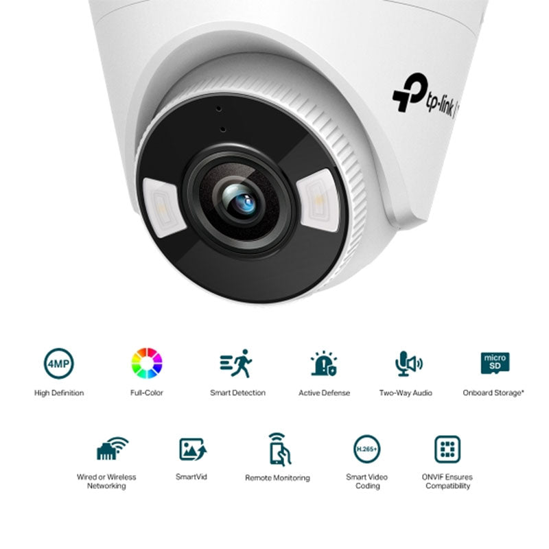 VIGI C440 TP-Link VIGI 4MP Full-Colour Turret Network Camera By TP-LINK - Buy Now - AU $66.49 At The Tech Geeks Australia