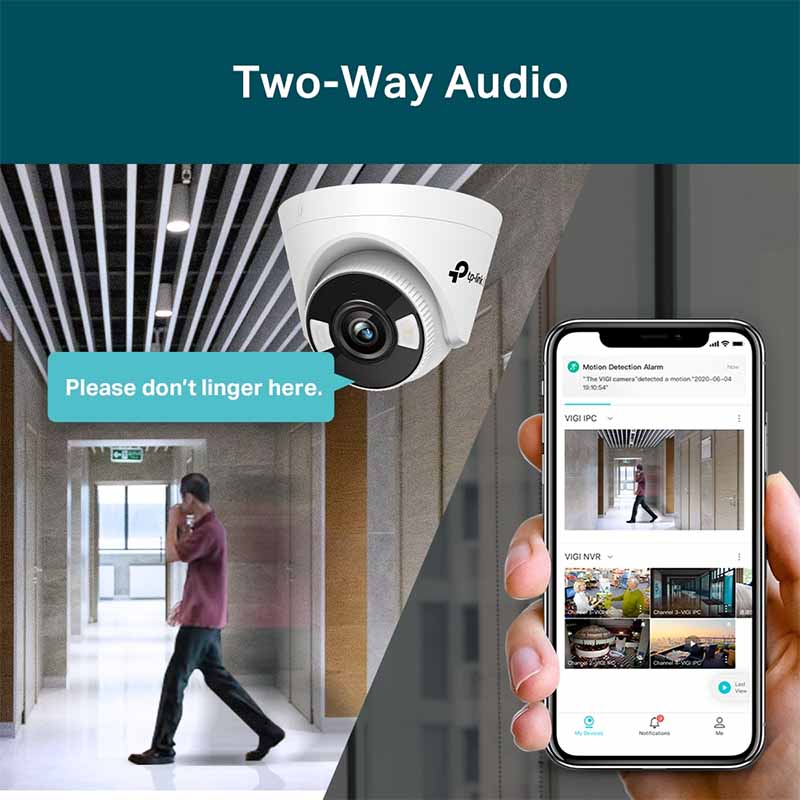 VIGI C450 TP-Link VIGI 5MP Full-Colour Turret Network Camera By TP-LINK - Buy Now - AU $74.99 At The Tech Geeks Australia