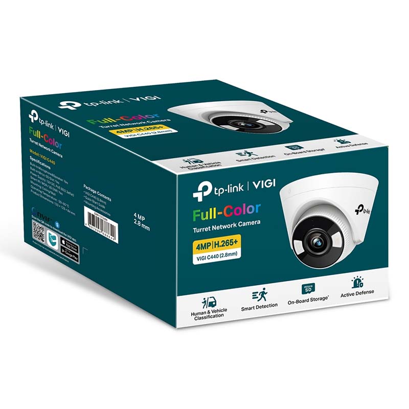 VIGI C450 TP-Link VIGI 5MP Full-Colour Turret Network Camera By TP-LINK - Buy Now - AU $74.99 At The Tech Geeks Australia