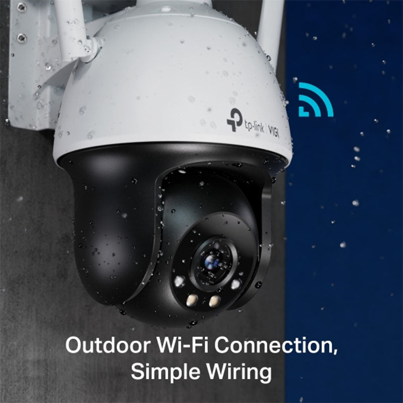VIGI C540-W TP-Link VIGI 4MP Outdoor Full-Colour Wi-Fi Pan Tilt Network Camera By TP-LINK - Buy Now - AU $108.67 At The Tech Geeks Australia