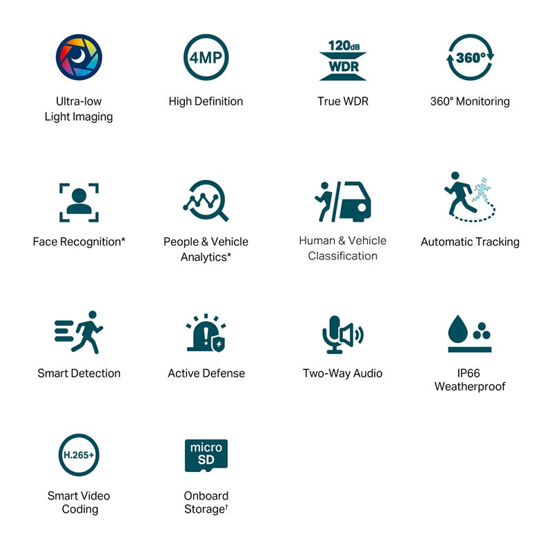 VIGI C540S TP-Link VIGI 4MP Outdoor ColourPro Night Vision Pan Tilt Network Camera By TP-LINK - Buy Now - AU $167.64 At The Tech Geeks Australia