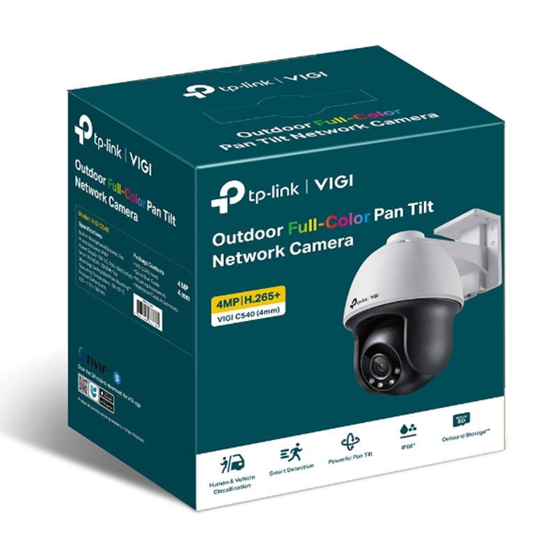 VIGI C540 TP-Link VIGI 4MP Outdoor Full-Colour Pan Tilt Network Camera By TP-LINK - Buy Now - AU $91.78 At The Tech Geeks Australia