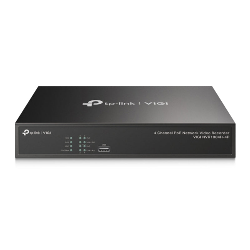 VIGI NVR1004H-4P TP-Link VIGI 4 Channel PoE+ Network Video Recorder By TP-LINK - Buy Now - AU $150.75 At The Tech Geeks Australia