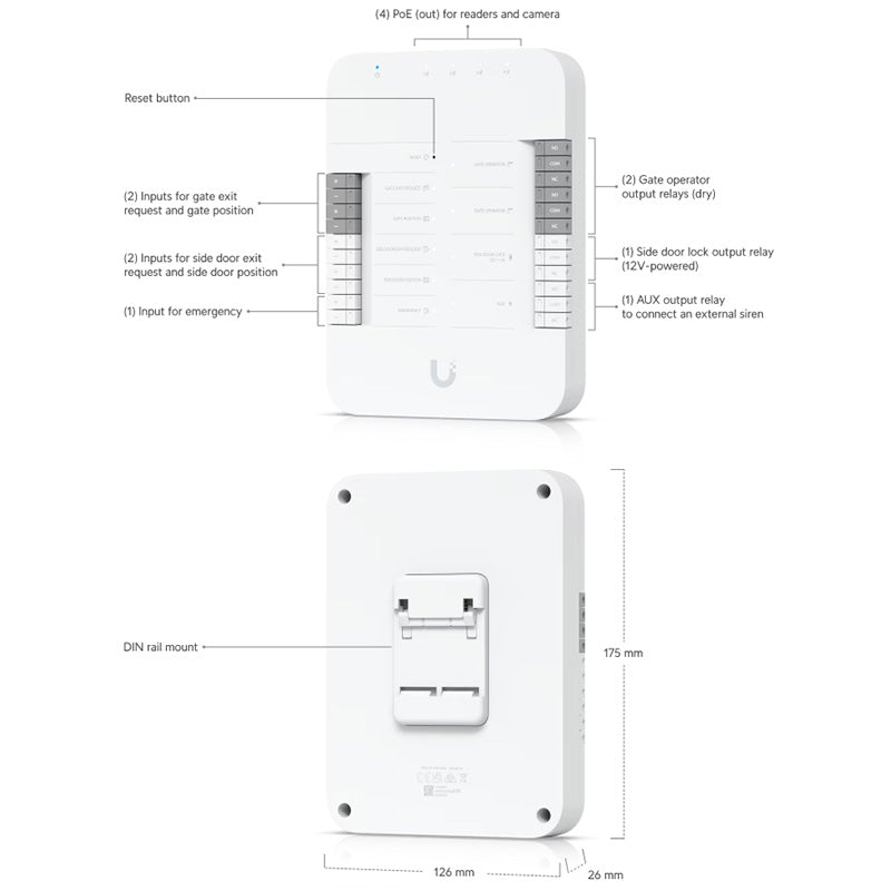 UA-SK-Gate Ubiquiti UniFi Gate Access Starter Kit By Ubiquiti - Buy Now - AU $1372.86 At The Tech Geeks Australia