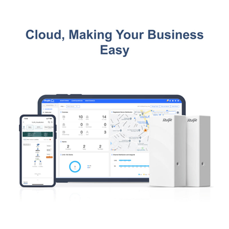 RG-AP180P-L Ruijie Wall Mount Wireless 6 Access Point (No PoE Injector) By Ruijie - Buy Now - AU $261 At The Tech Geeks Australia