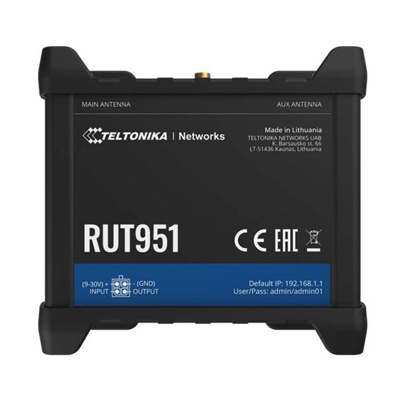 RUT951 Teltonika Industrial 4G LTE Dual-SIM Cellular Router By Teltonika - Buy Now - AU $417.76 At The Tech Geeks Australia