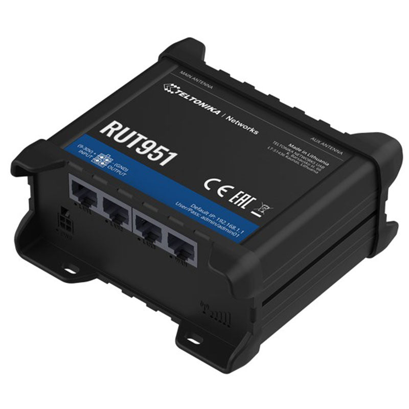 RUT951 Teltonika Industrial 4G LTE Dual-SIM Cellular Router By Teltonika - Buy Now - AU $417.76 At The Tech Geeks Australia