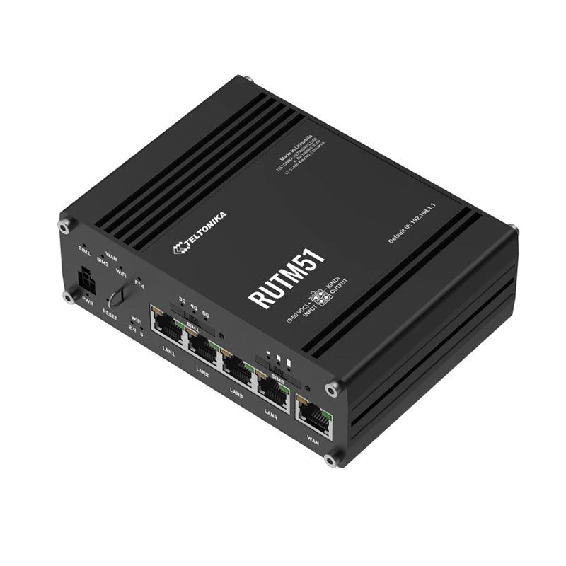RUTM51 Teltonika Industrial 5G Router By Teltonika - Buy Now - AU $654.08 At The Tech Geeks Australia