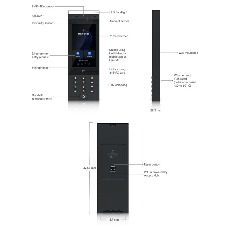 UA-Intercom Ubiquiti UniFi Access Intercom By Ubiquiti - Buy Now - AU $578.23 At The Tech Geeks Australia