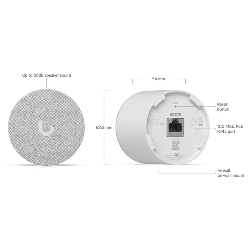 UACC-Chime-PoE Ubiquiti PoE Smart Chime By Ubiquiti - Buy Now - AU $170.61 At The Tech Geeks Australia