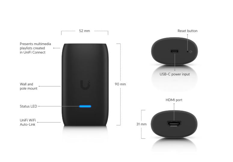 UC-Cast-Lite Ubiquiti UniFi Connect Display Cast Lite By Ubiquiti - Buy Now - AU $392.74 At The Tech Geeks Australia