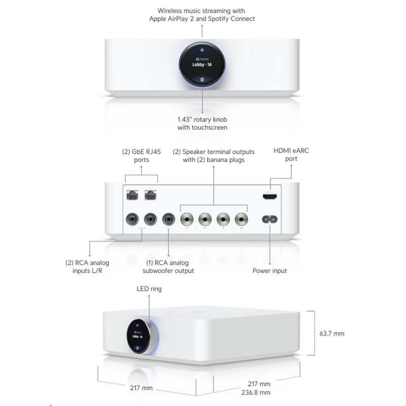 UPL-Amp Ubiquiti UniFi PowerAmp By Ubiquiti - Buy Now - AU $1182.79 At The Tech Geeks Australia