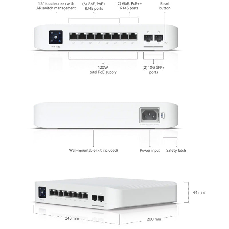 USW-Pro-8-PoE Ubiquiti UniFi Switch Professional 8 PoE By Ubiquiti - Buy Now - AU $601.13 At The Tech Geeks Australia