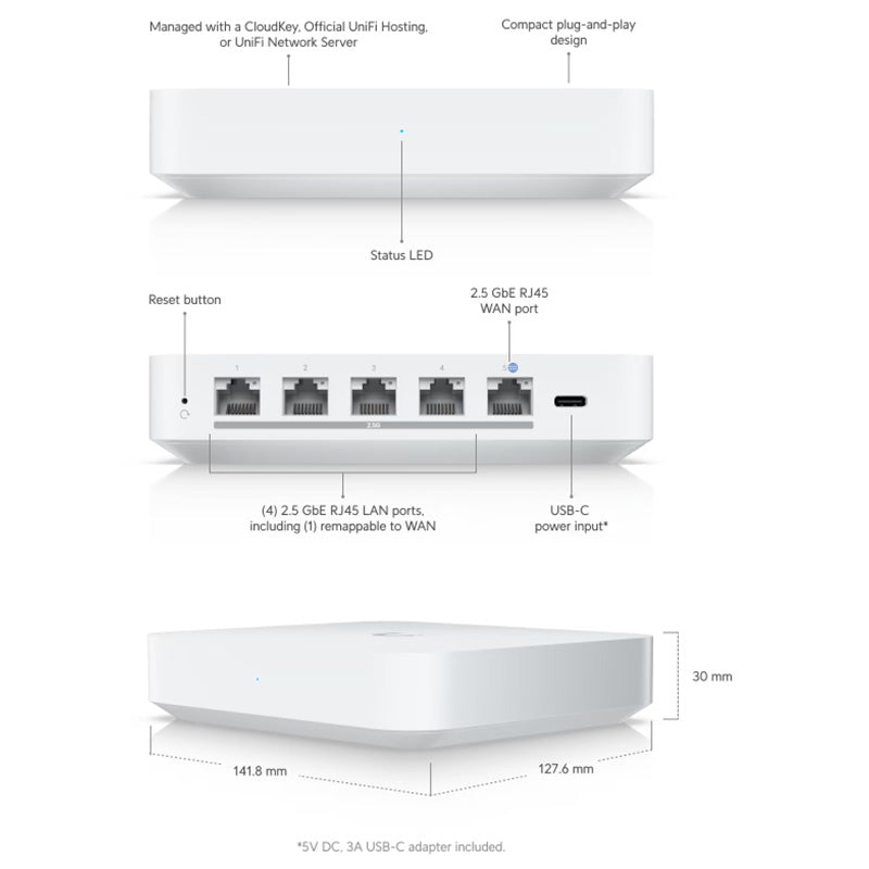 UXG-Max Ubiquiti Gateway Max By Ubiquiti - Buy Now - AU $388.16 At The Tech Geeks Australia