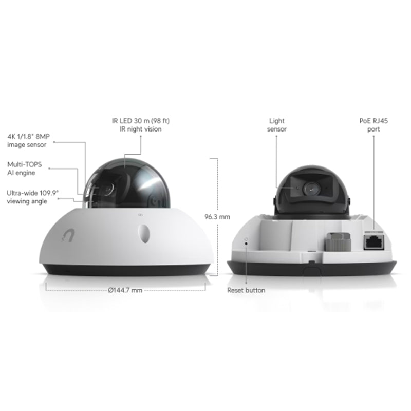 UVC-G6-Dome-W Ubiquiti UniFi Protect Camera G6 Dome (White) By Ubiquiti - Buy Now - AU $646 At The Tech Geeks Australia