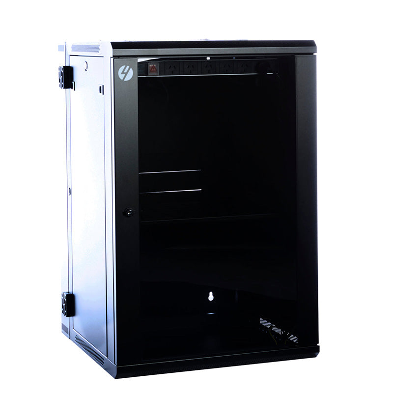 4Cabling 18RU W600mm x D600mm Hinged Wall Mount Server Rack By 4Cabling - Buy Now - AU $630.43 At The Tech Geeks Australia