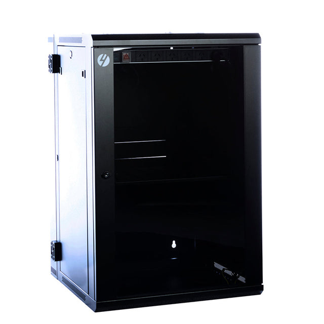 4Cabling 18RU W600mm x D600mm Hinged Wall Mount Server Rack By 4Cabling - Buy Now - AU $630.43 At The Tech Geeks Australia