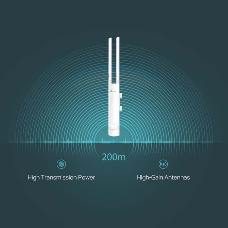 EAP110-OUTDOOR TP-Link Wireless-N Outdoor Access Point By TP-LINK - Buy Now - AU $59.19 At The Tech Geeks Australia