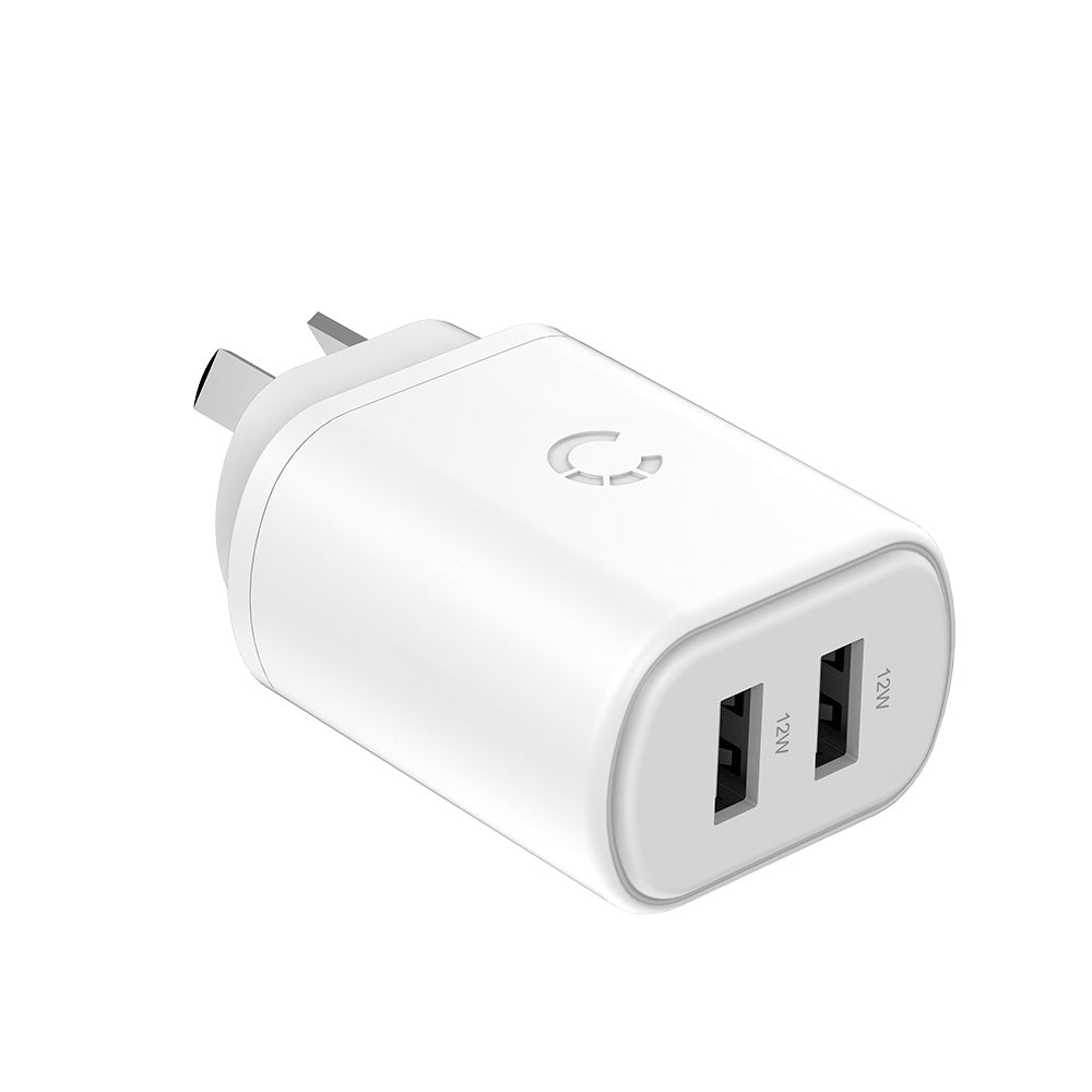 Cygnett 12W USB-A Wall Charger - White By Cygnett - Buy Now - AU $16 At The Tech Geeks Australia