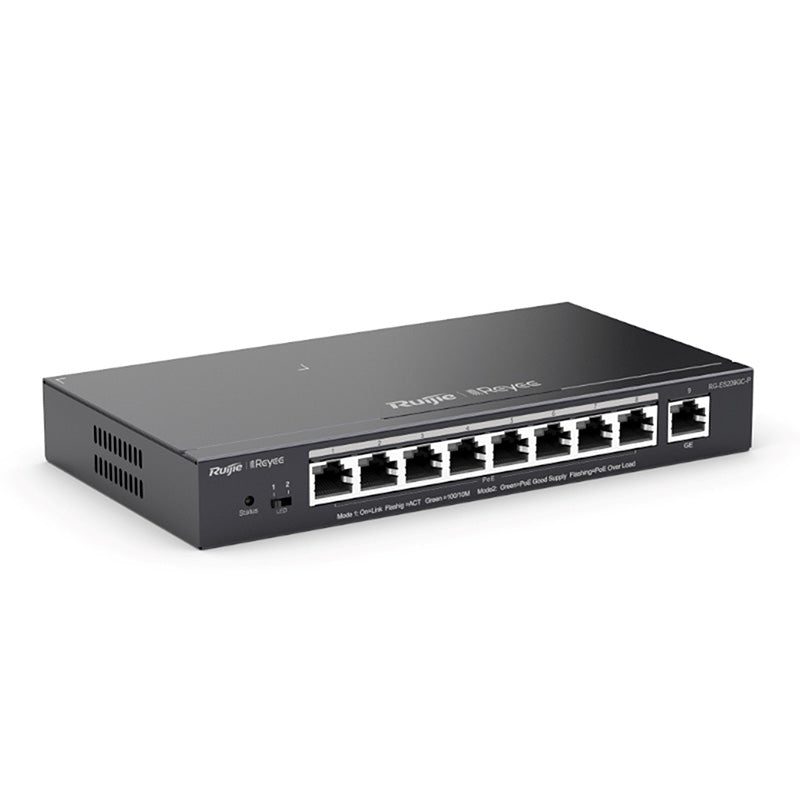 RG-ES209GC-P Ruijie Reyee 9 Port PoE+ Switch By Ruijie - Buy Now - AU $209 At The Tech Geeks Australia